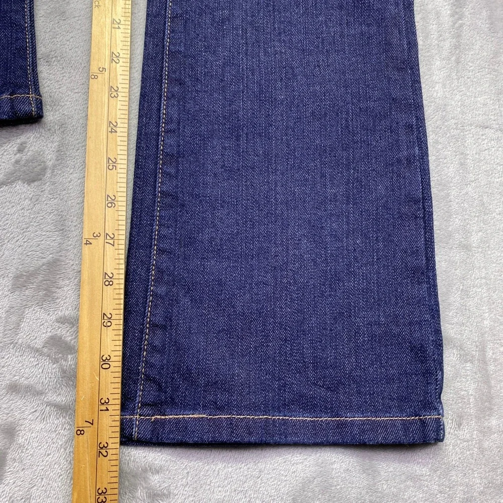 VTG Levis Curvy Cut Dark Wash Bootcut Jeans Blue Denim 5M 736L Y2K Grunge Retro‎